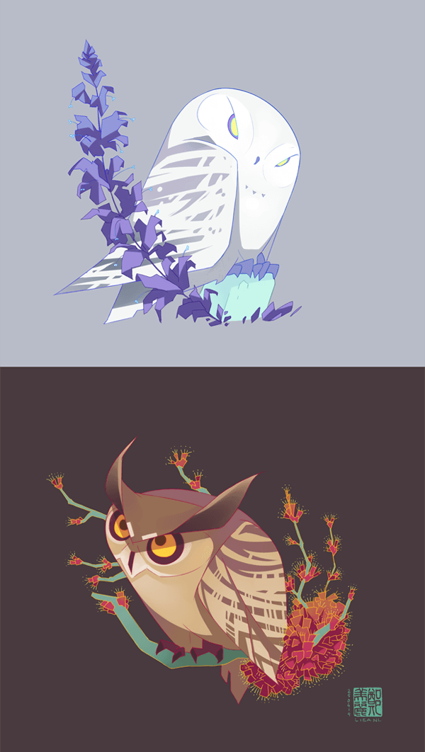 Angry owls