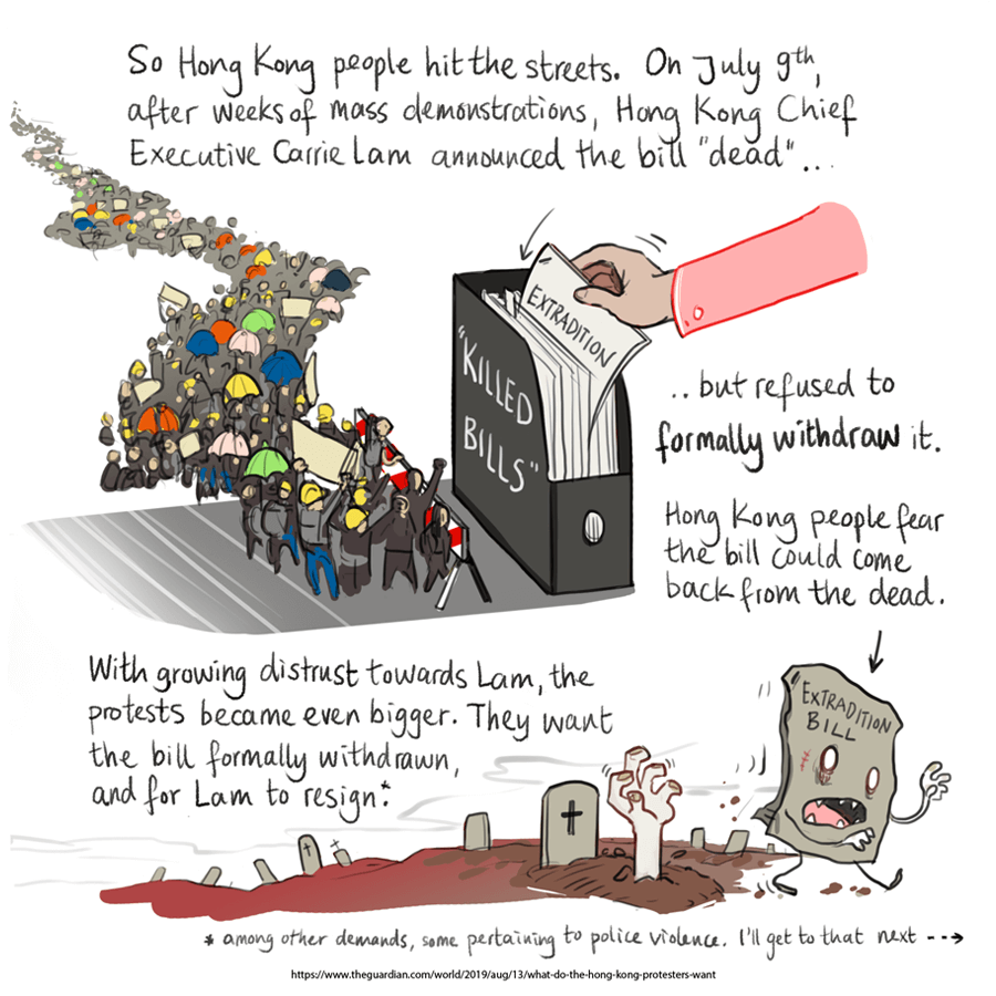 Hong Kong extradition bill comic 4