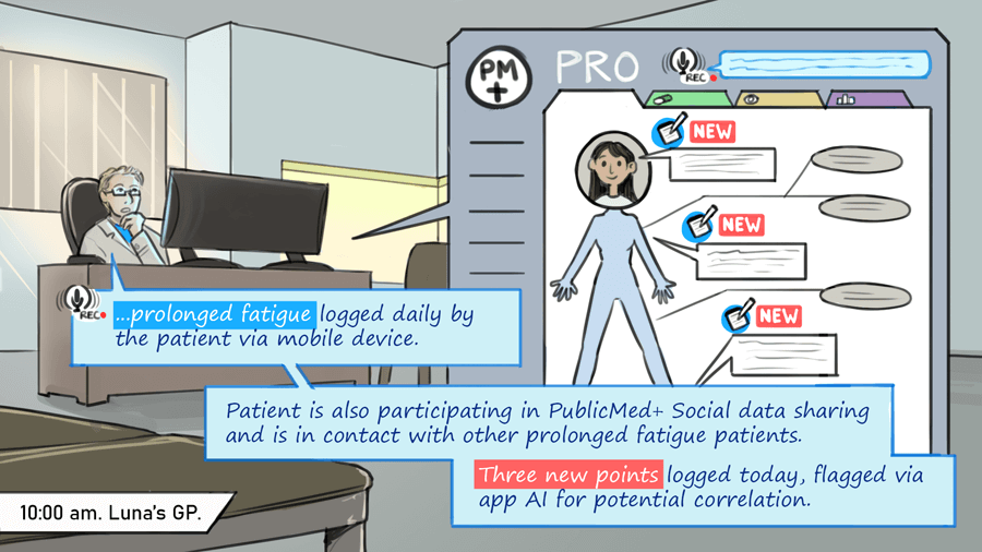 Minds and Machines health in your hands publicmed comic