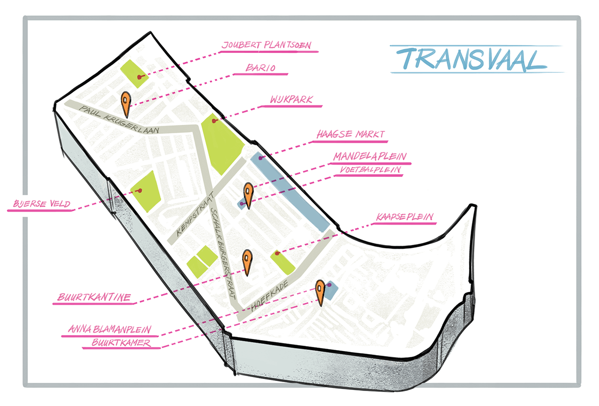 transvaal neighborhood map