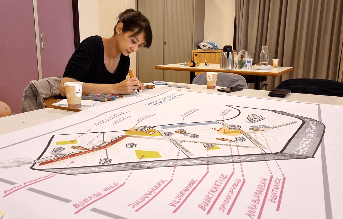 transvaal neighborhood map preparing session